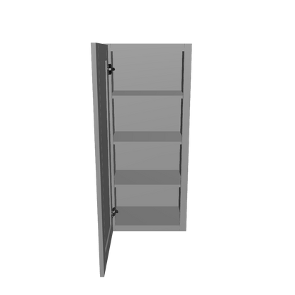 Wall Kitchen Cabinet W1842 Colonial Gray LessCare 18 in. width 42 in. height 12 in. depth