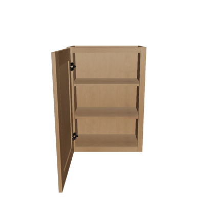 Wall Kitchen Cabinet W2130 Shaker Toffee LessCare 21 in. width 30 in. height 12 in. depth