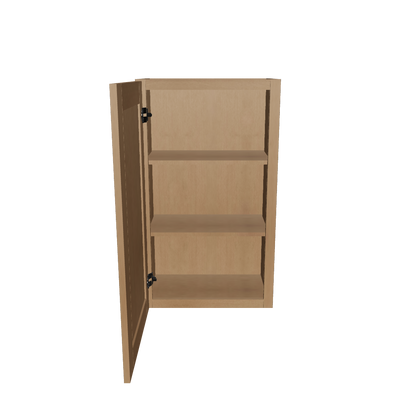 Wall Kitchen Cabinet W2136 Shaker Toffee LessCare 21 in. width 36 in. height 12 in. depth