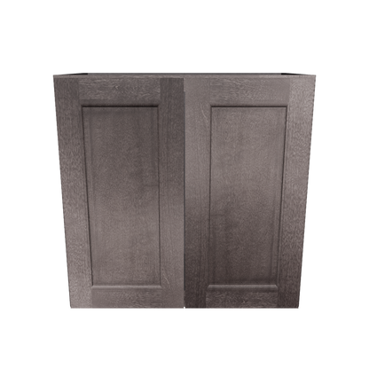 Wall Kitchen Cabinet W2424 Milan Slate 24 in. width 24 in. height 12 in. depth