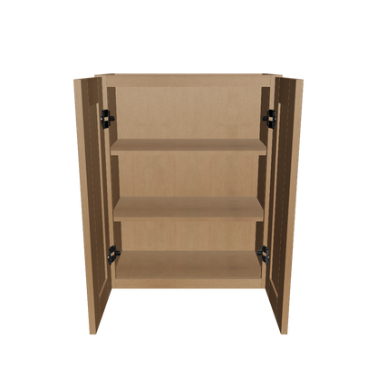 Wall Kitchen Cabinet W2430 Shaker Toffee LessCare 24 in. width 30 in. height 12 in. depth