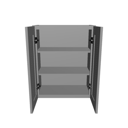 Wall Kitchen Cabinet W2430 Colonial Gray LessCare 24 in. width 30 in. height 12 in. depth