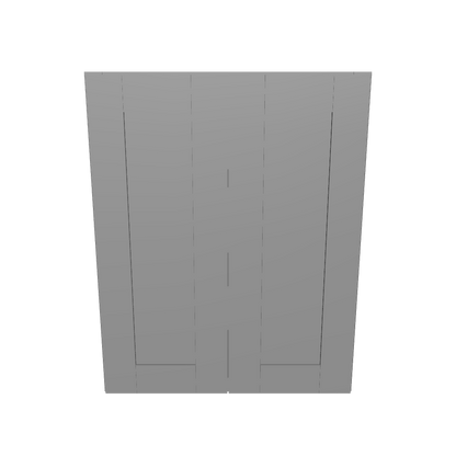 Wall Kitchen Cabinet W2430 Colonial Gray LessCare 24 in. width 30 in. height 12 in. depth