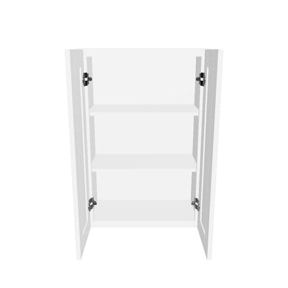 Wall Kitchen Cabinet W2436 Alpina White LessCare 24 in. width 36 in. height 12 in. depth