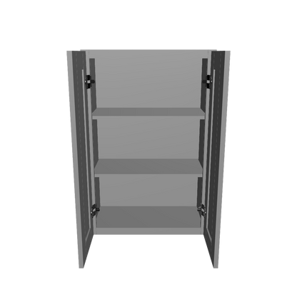 Wall Kitchen Cabinet W2436 Colonial Gray LessCare 24 in. width 36 in. height 12 in. depth