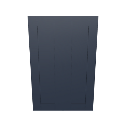 Wall Kitchen Cabinet W2436 Danbury Blue LessCare 24 in. width 36 in. height 12 in. depth