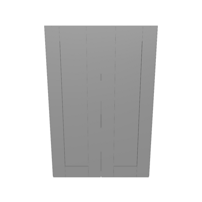 Wall Kitchen Cabinet W2436 Colonial Gray LessCare 24 in. width 36 in. height 12 in. depth