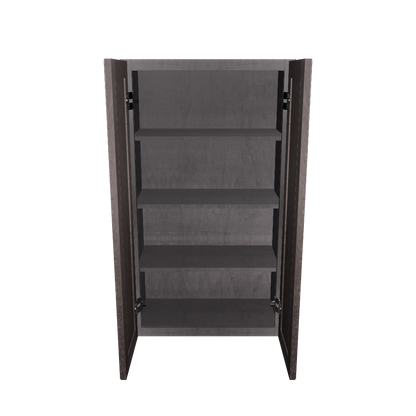 Wall Kitchen Cabinet W2442 Milan Slate 24 in. width 42 in. height 12 in. depth