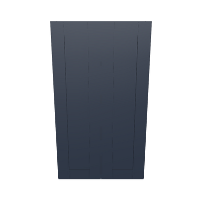 Wall Kitchen Cabinet W2442 Danbury Blue LessCare 24 in. width 42 in. height 12 in. depth