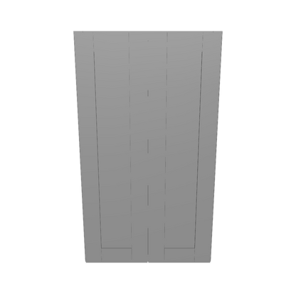 Wall Kitchen Cabinet W2442 Colonial Gray LessCare 24 in. width 42 in. height 12 in. depth
