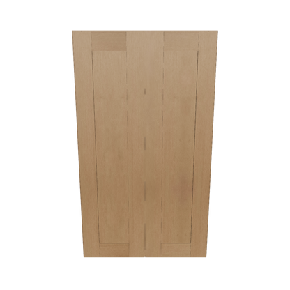Wall Kitchen Cabinet W2442 Shaker Toffee LessCare 24 in. width 42 in. height 12 in. depth