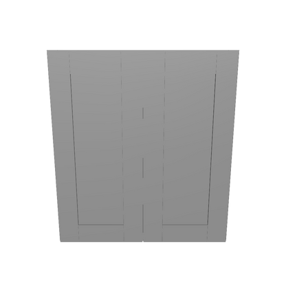 Wall Kitchen Cabinet W2730 Colonial Gray LessCare 27 in. width 30 in. height 12 in. depth