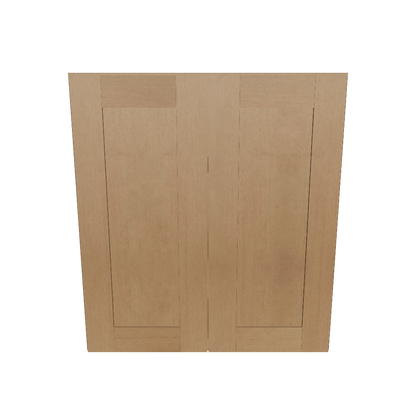 Wall Kitchen Cabinet W2730 Shaker Toffee LessCare 27 in. width 30 in. height 12 in. depth