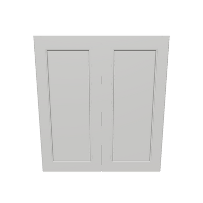 Wall Kitchen Cabinet W2730 Milan Pearl 27 in. width 30 in. height 12 in. depth