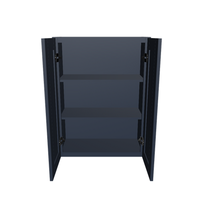 Wall Kitchen Cabinet W2736 Danbury Blue LessCare 27 in. width 36 in. height 12 in. depth