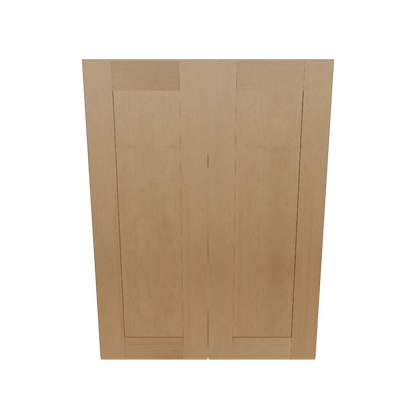 Wall Kitchen Cabinet W2736 Shaker Toffee LessCare 27 in. width 36 in. height 12 in. depth