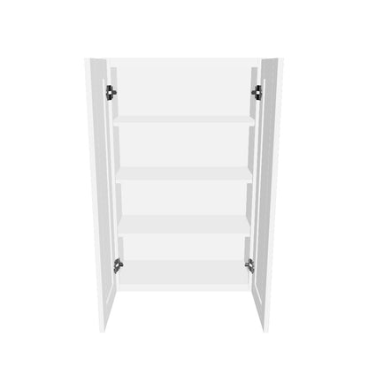 Wall Kitchen Cabinet W2742 Alpina White LessCare 27 in. width 42 in. height 12 in. depth