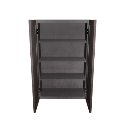 Wall Kitchen Cabinet W2742 Milan Slate 27 in. width 42 in. height 12 in. depth