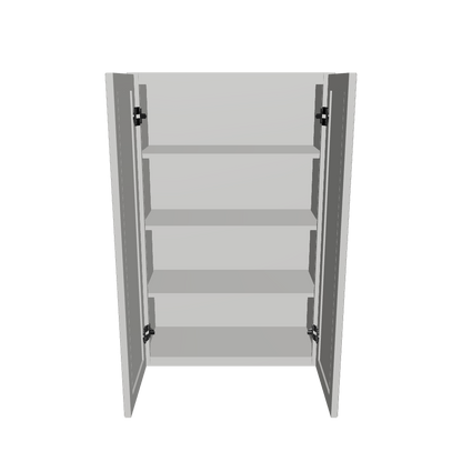 Wall Kitchen Cabinet W2742 Milan Pearl 27 in. width 42 in. height 12 in. depth