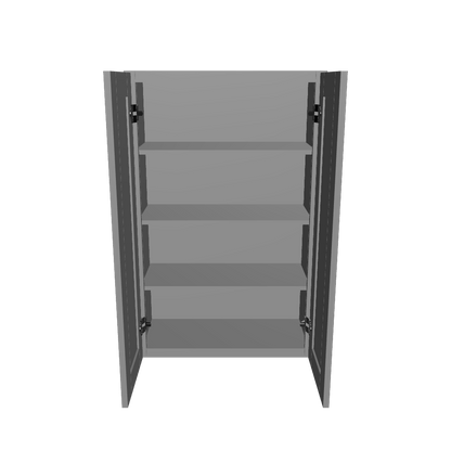 Wall Kitchen Cabinet W2742 Colonial Gray LessCare 27 in. width 42 in. height 12 in. depth