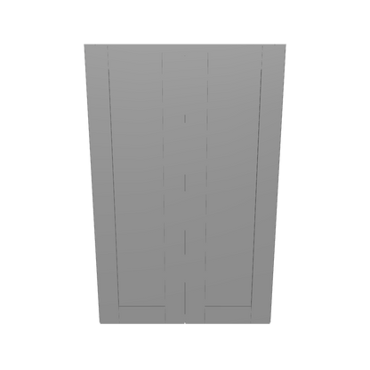 Wall Kitchen Cabinet W2742 Colonial Gray LessCare 27 in. width 42 in. height 12 in. depth