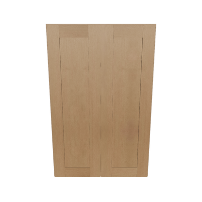 Wall Kitchen Cabinet W2742 Shaker Toffee LessCare 27 in. width 42 in. height 12 in. depth