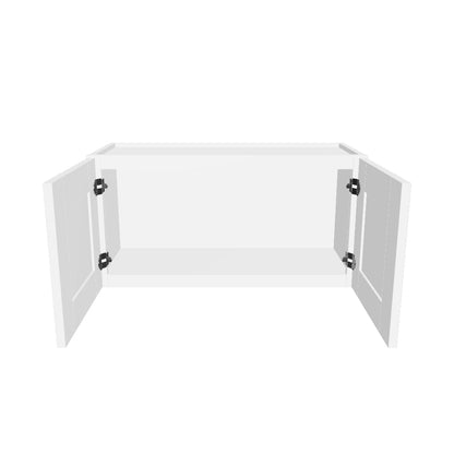 Wall Kitchen Cabinet W3015 Alpina White LessCare 30 in. width 15 in. height 12 in. depth