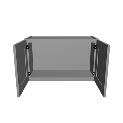 Wall Kitchen Cabinet W3018 Colonial Gray LessCare 30 in. width 18 in. height 12 in. depth