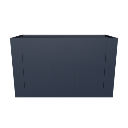 Wall Kitchen Cabinet W3018 Danbury Blue LessCare 30 in. width 18 in. height 12 in. depth