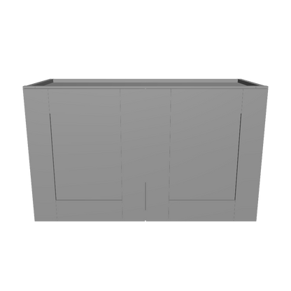 Wall Kitchen Cabinet W3018 Colonial Gray LessCare 30 in. width 18 in. height 12 in. depth
