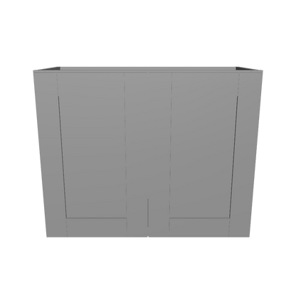 Wall Kitchen Cabinet W3024 Colonial Gray LessCare 30 in. width 24 in. height 12 in. depth