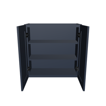 Wall Kitchen Cabinet W3030 Danbury Blue LessCare 30 in. width 30 in. height 12 in. depth