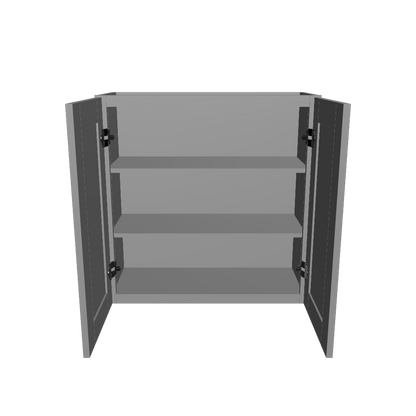 Wall Kitchen Cabinet W3030 Colonial Gray LessCare 30 in. width 30 in. height 12 in. depth