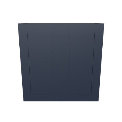 Wall Kitchen Cabinet W3030 Danbury Blue LessCare 30 in. width 30 in. height 12 in. depth