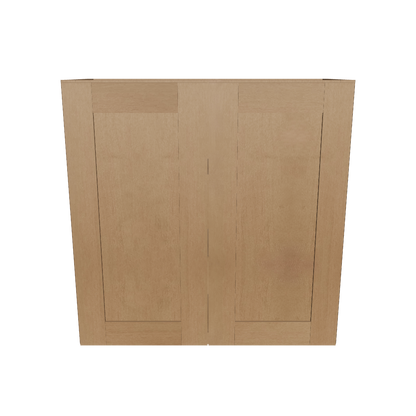 Wall Kitchen Cabinet W3030 Shaker Toffee LessCare 30 in. width 30 in. height 12 in. depth