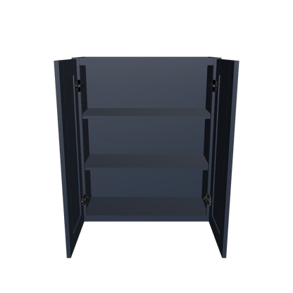 Wall Kitchen Cabinet W3036 Danbury Blue LessCare 30 in. width 36 in. height 12 in. depth