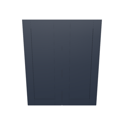 Wall Kitchen Cabinet W3036 Danbury Blue LessCare 30 in. width 36 in. height 12 in. depth