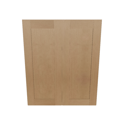 Wall Kitchen Cabinet W3036 Shaker Toffee LessCare 30 in. width 36 in. height 12 in. depth