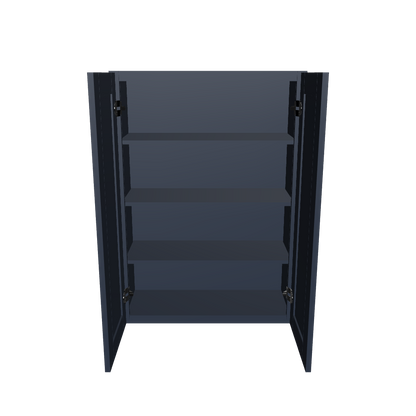 Wall Kitchen Cabinet W3042 Danbury Blue LessCare 30 in. width 42 in. height 12 in. depth