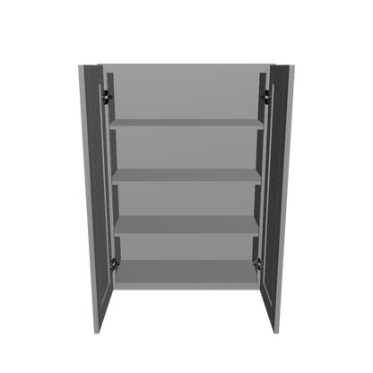 Wall Kitchen Cabinet W3042 Colonial Gray LessCare 30 in. width 42 in. height 12 in. depth