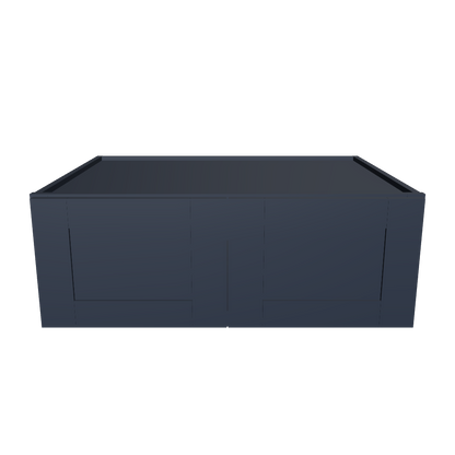 Wall Kitchen Cabinet W331224 Danbury Blue LessCare 33 in. width 12 in. height 24 in. depth