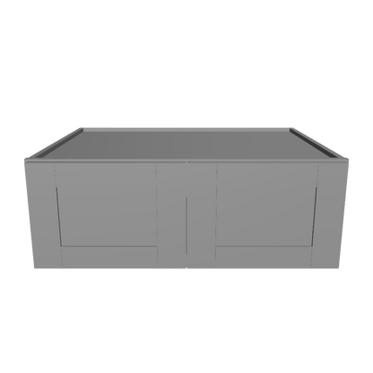 Wall Kitchen Cabinet W331224 Colonial Gray LessCare 33 in. width 12 in. height 24 in. depth