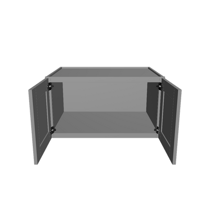 Wall Kitchen Cabinet W331824 Colonial Gray LessCare 33 in. width 18 in. height 24 in. depth