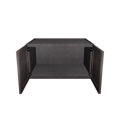 Wall Kitchen Cabinet W331824 Milan Slate LessCare 33 in. width 18 in. height 24 in. depth