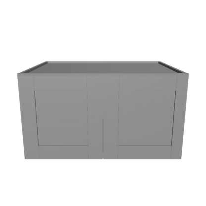 Wall Kitchen Cabinet W331824 Colonial Gray LessCare 33 in. width 18 in. height 24 in. depth