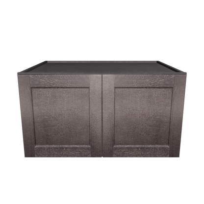 Wall Kitchen Cabinet W331824 Milan Slate LessCare 33 in. width 18 in. height 24 in. depth