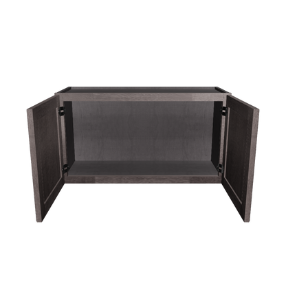Wall Kitchen Cabinet W3318 Milan Slate 33 in. width 18 in. height 12 in. depth