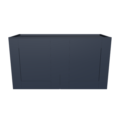 Wall Kitchen Cabinet W3318 Danbury Blue LessCare 33 in. width 18 in. height 12 in. depth