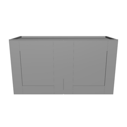 Wall Kitchen Cabinet W3318 Colonial Gray LessCare 33 in. width 18 in. height 12 in. depth