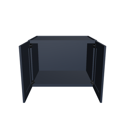 Wall Kitchen Cabinet W332424 Danbury Blue LessCare 33 in. width 24 in. height 24 in. depth